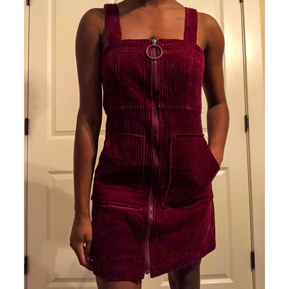 Corduroy Overall Dress